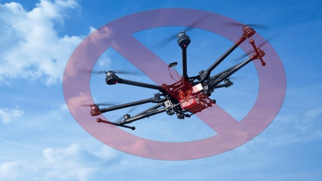 Octocopter drone banned