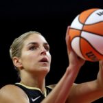 Female Basketball Icon Elena Delle Donne in Two-Piece Workout Gear Says "We Crushed It"