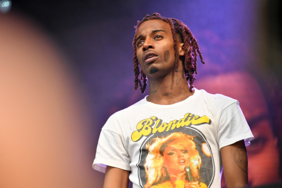 Playboi Carti performs at the 2019 Governors Ball Festival