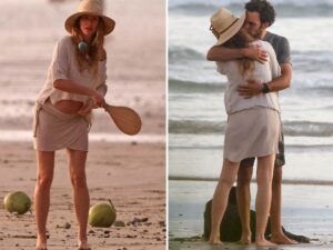 Gisele Bundchen and Joaquim Valente PDA and Beach Tennis In Costa Rica