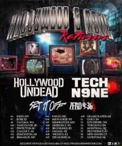 HOLLYWOOD UNDEAD And TECH N9NE Announce Spring 2025 North American Tour