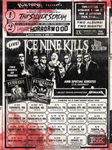 ICE NINE KILLS Announces 'The Silver Scream-A-Thon' Spring 2025 U.S. Tour, BLABBERMOUTH.NET Presale