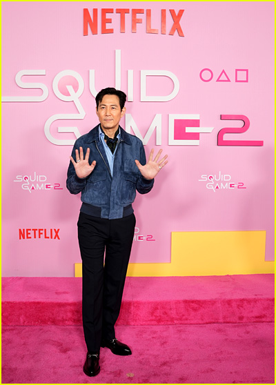 Lee Jung-jae at the Squid Game LA season two premiere