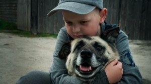 Ruslan with his dog in 'Once Upon a Time in Ukraine'