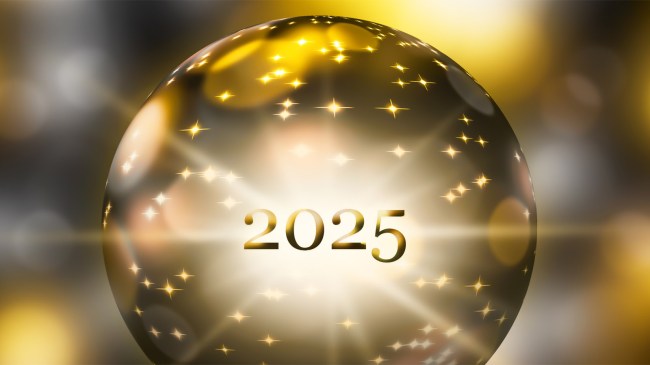 Fortune telling 2025 with a crystal ball