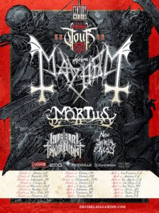 MAYHEM To Headline 2025 Edition Of 'Decibel Magazine Tour'; MORTIIS And IMPERIAL TRIUMPHANT To Support