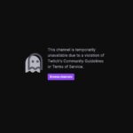 Twitch ban message