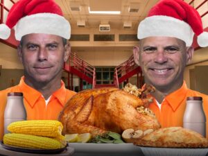 menendez brothers prison christmas dinner meal