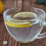 warm, water, lemon