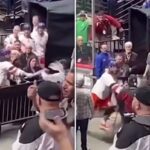 Tyson Bell National Lacrosse League Player Attacks Fans After Game, Wild Video