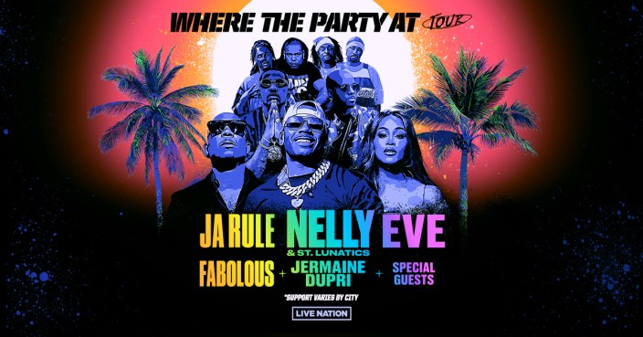 Nelly 'Where The Party At' 2025 Tour Dates W/ Eve, Ja Rule