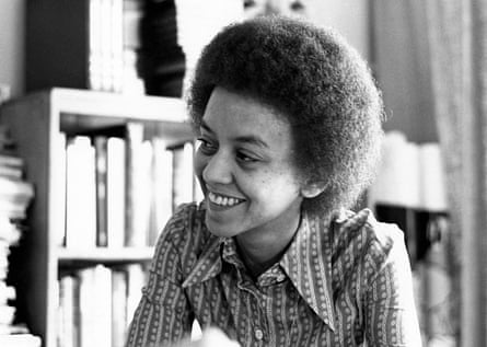 Nikki Giovanni pictured at Jackson State College in 1973.