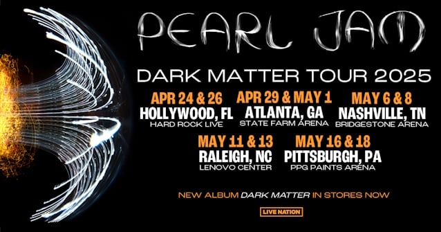 PEARL JAM Announces April-May 2025 U.S. Tour Dates