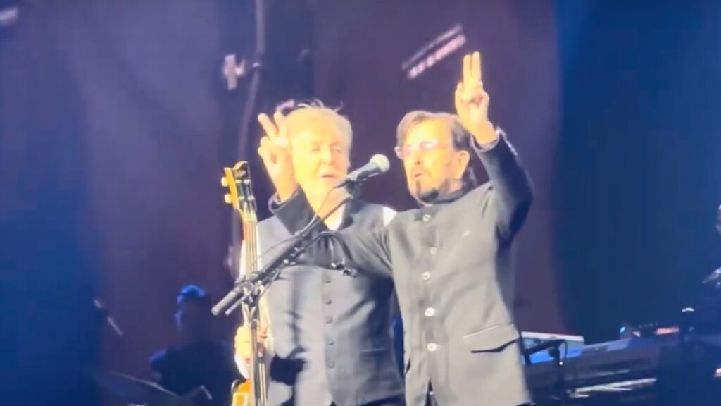 Paul McCartney & Ringo Starr Reunite for Performance in London