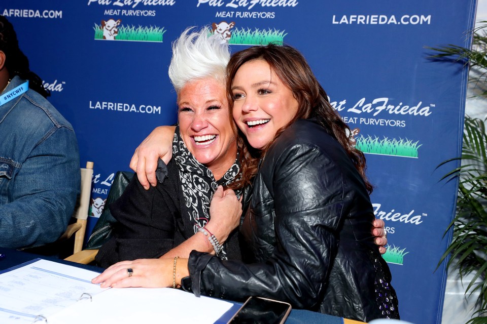 Anne Burrell and Rachael Ray have been friends for many years