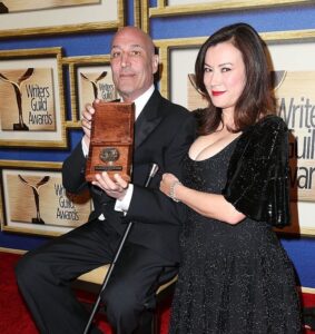 Sam Simon and Jennifer Tilly