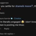 Laura Harrier TikTok response dismissing relationship with Shameik Moore.