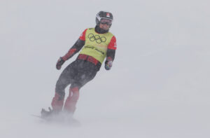 Snowboarder Sophie Hediger competed for Switzerland at the 2022 Winter Olympics. (Photo by Ian MacNico/Getty Images)