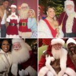 Stars With Santa Claus -- Ho Ho Ho!