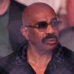 Steve Harvey in attendance during the UFC 308 event at Etihad Arena on October 26 in Abu Dhabi, United Arab Emirates