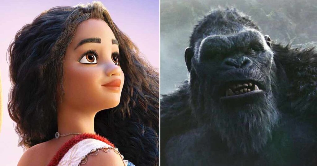 Moana 2 Box Office (Worldwide): Beats Godzilla X Kong: The New Empire's Global Haul