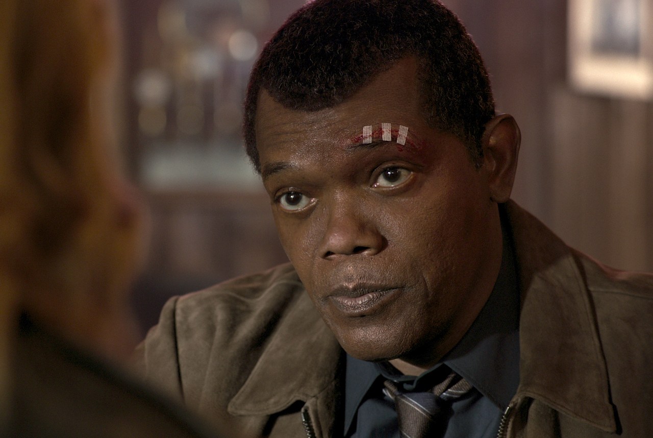 samuel l jackson as young nick fury in captain marvel