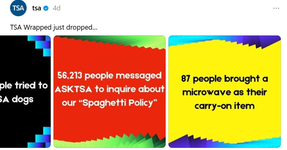 The TSA Says That 56,213 ‘It’s Always Sunny in Philadelphia’ Fans Have Asked Them About Their ‘Spaghetti Policy’