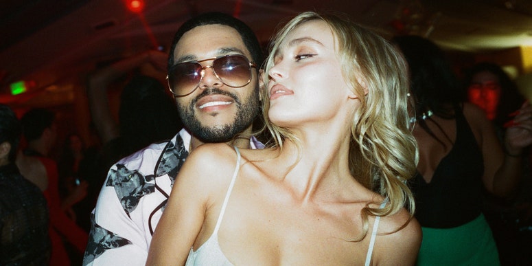 The Weeknd and Lily Rose Depp in The Idol