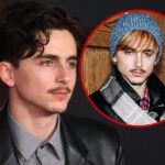 Timothee Chalamet  blond hair