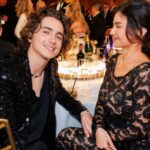 kylie jenner admiring timothee chalamet