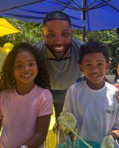 Tristan Thompson has posted rare photos of his kids with Khloe Kardashian and Jordan Craig, but fans have slammed the star for snubbing one of his children