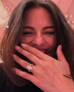 Selena Gomez got engaged in December 2024