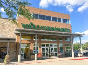 An exterior of a Whole Foods store