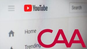 YouTube CAA partnership