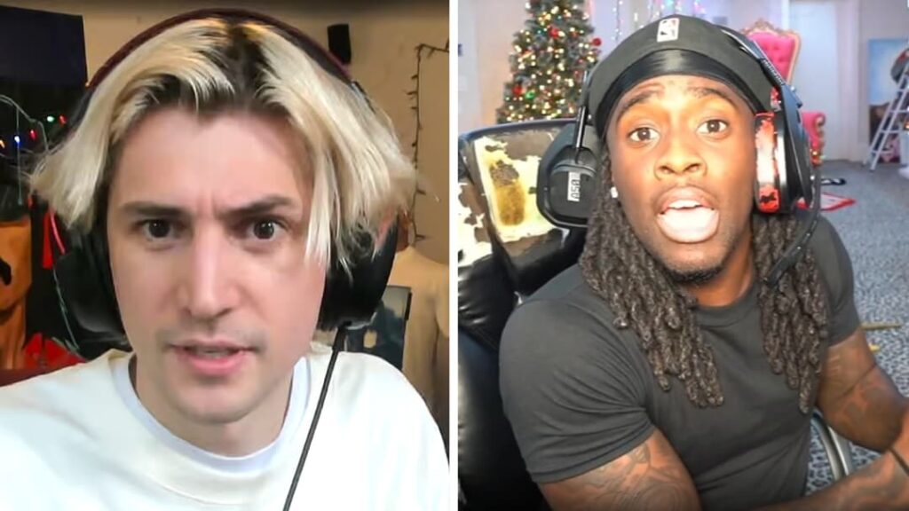 xQc says he has “AMP’s entire net worth in one USB stick” as feud with Kai Cenat escalates