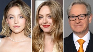 Sydney Sweeney, Amanda Seyfried and Paul Feig