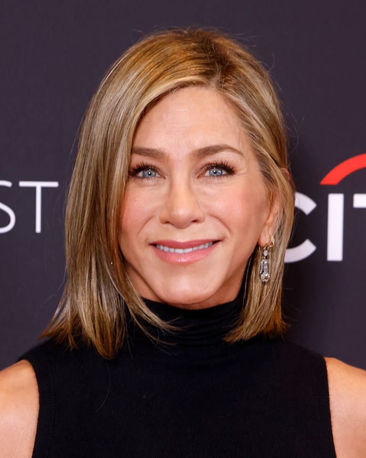 Aniston attends a screening of "The Morning Show" at PaleyFest LA 2024 at the Dolby Theatre.