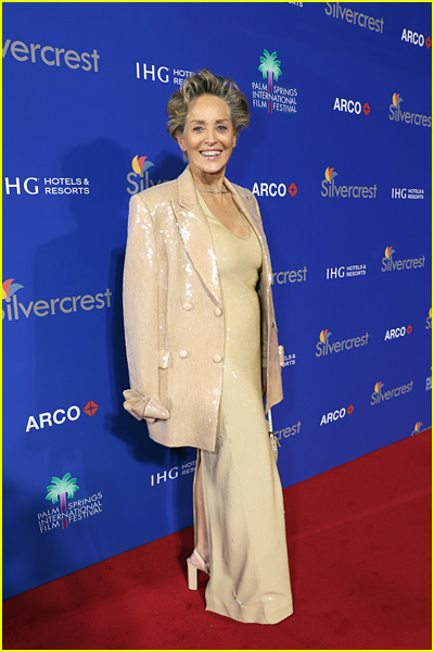 Sharon Stone at the Palm Springs International Film Awards