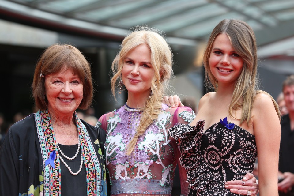 Janelle Kidman, Nicole Kidman, and Lucia Hawley at the 2018 AACTA Awards in Australia