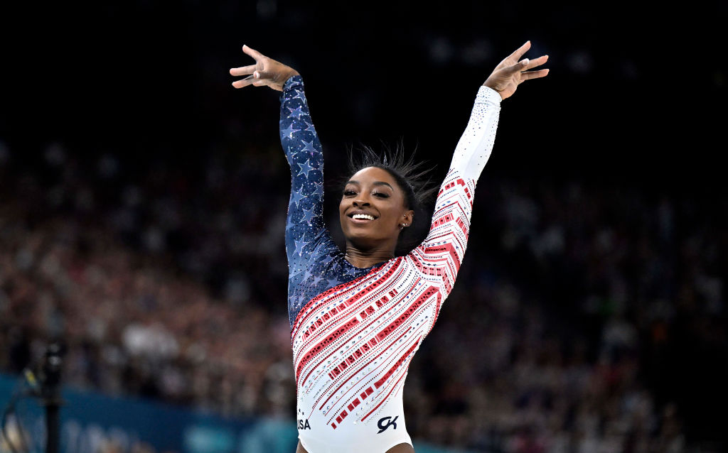 Gymnastics during the Paris 2024 Olympics.