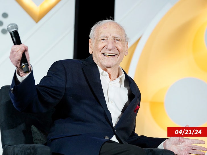 mel brooks laughing