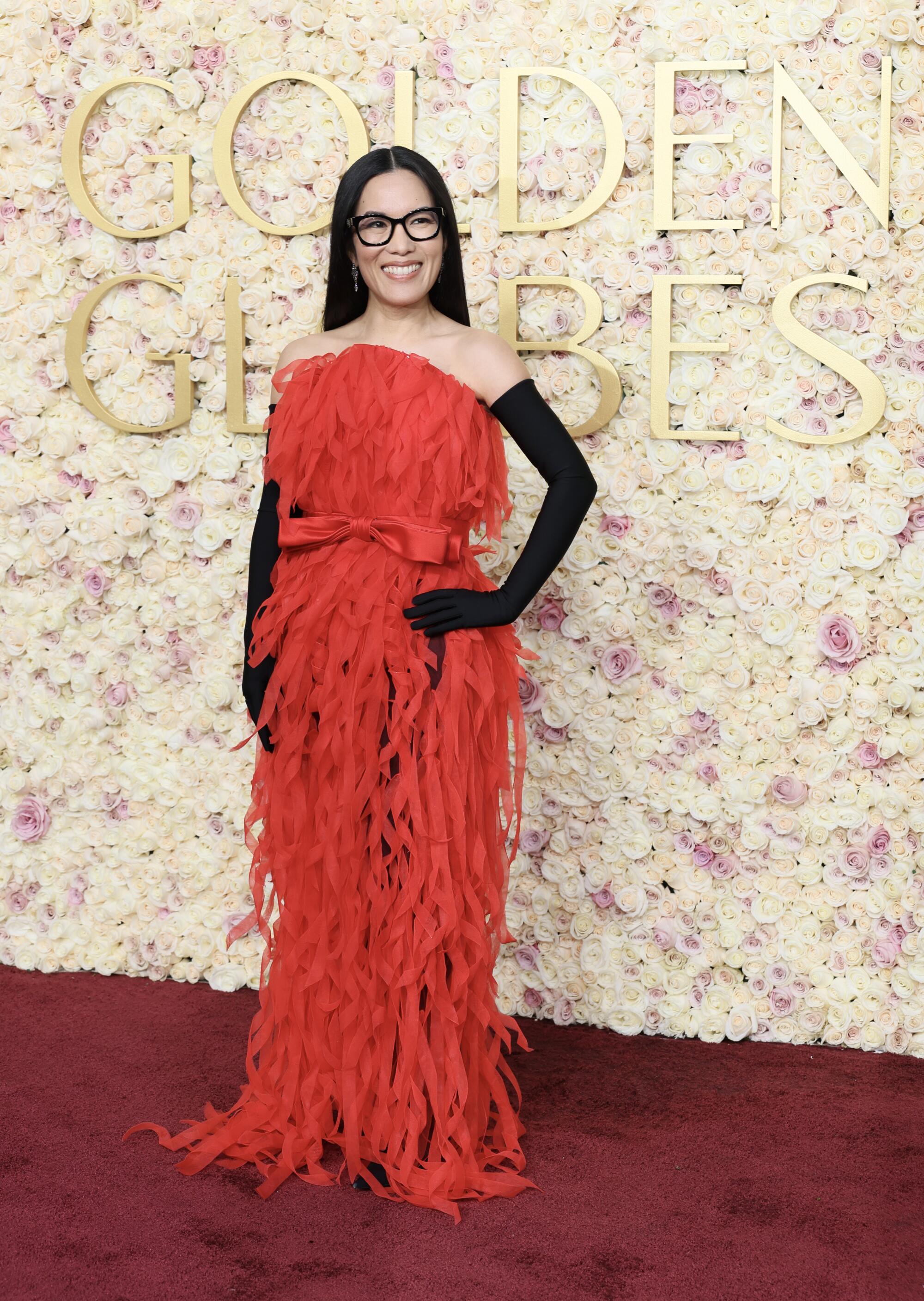 Ali Wong on a red carpet