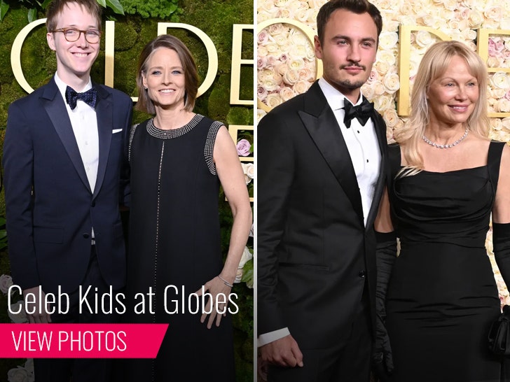 Celebrity Kids at the Golden Globes