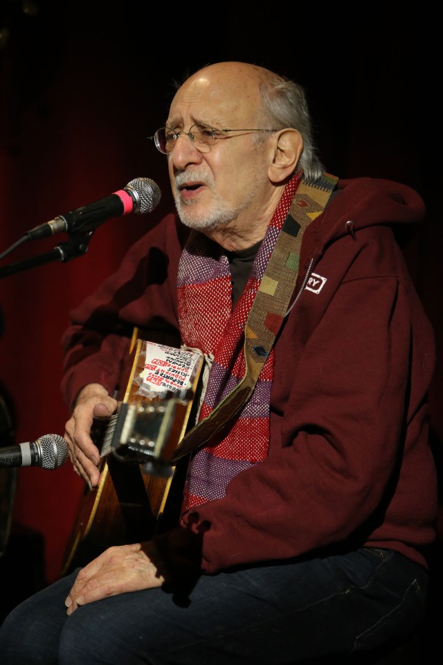 Peter performs at City Vineyard on January 9, 2018