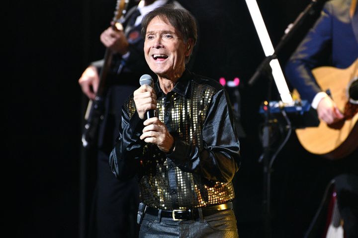 Cliff Richard performs in 2023.