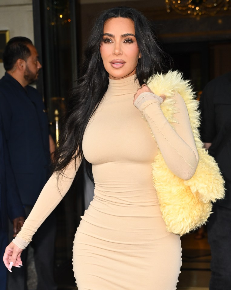 Kim Kardashian is seen on the streets of Midtown Manhattan on August 15, 2024