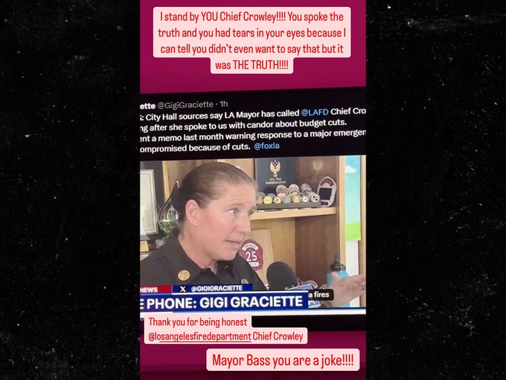 khloe kardashian call out mayor bass fire instagram