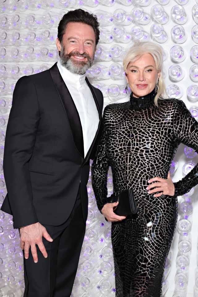 Hugh Jackman and Deborra-Lee Furness at the Met Gala.