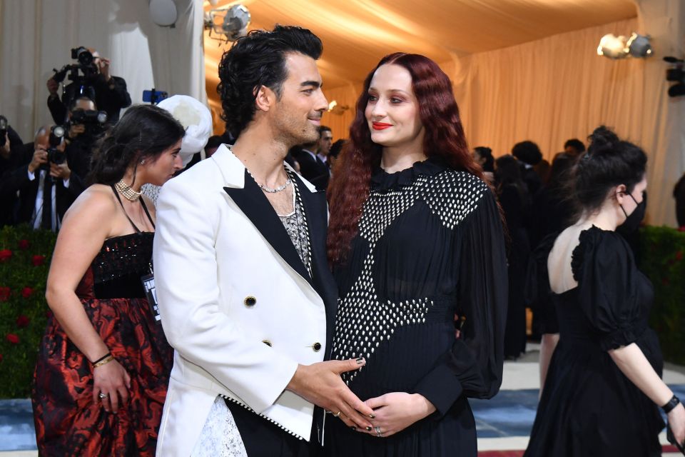 Joe Jonas and Sophie Turner at the Met Gala.