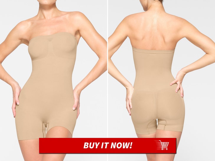 Seamless Sculpt Strapless Shortie Bodysuit